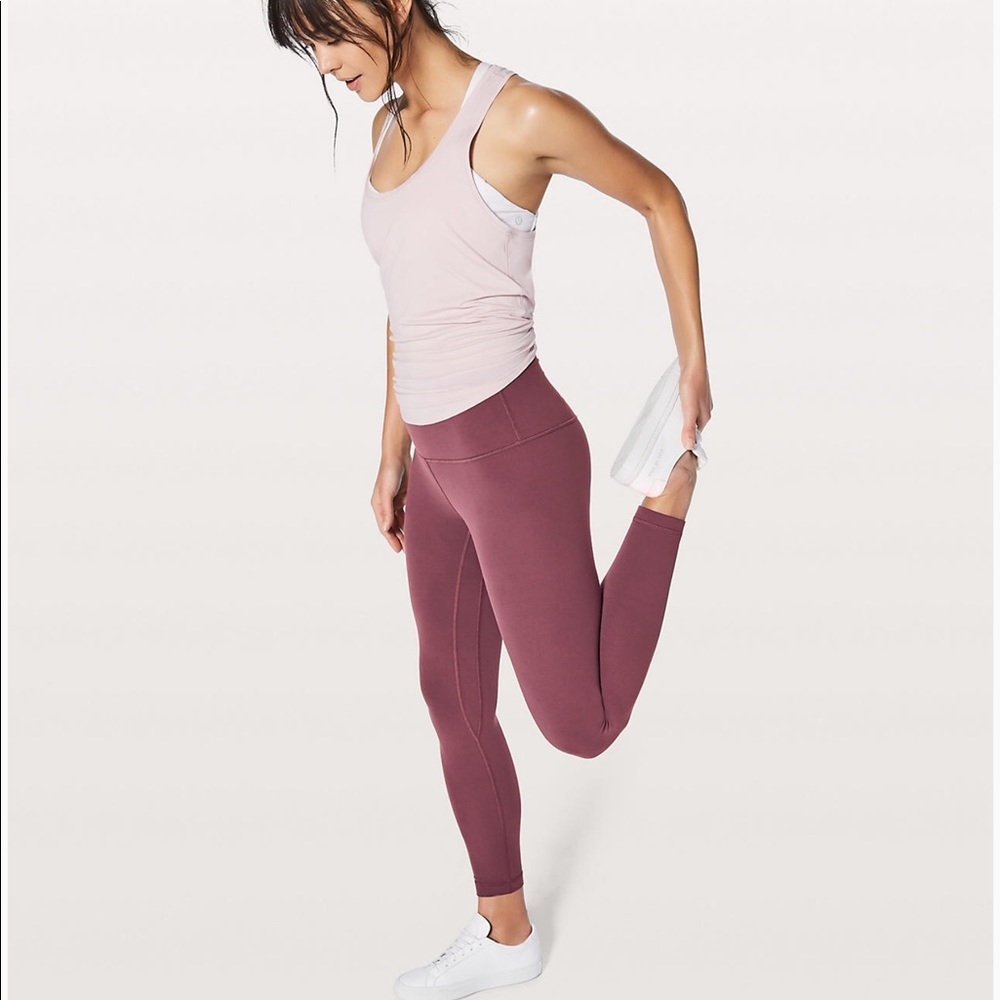 Lululemon Align Pant II 25" So Merlot NWT size 6